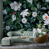 The design has a layered, artistic look with soft focus on some elements.

