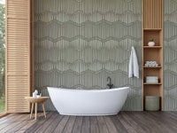 A close-up view shows the soft, blended details of the woven pattern.

