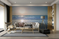 A close-up view shows the soft lines and details of the waves.

