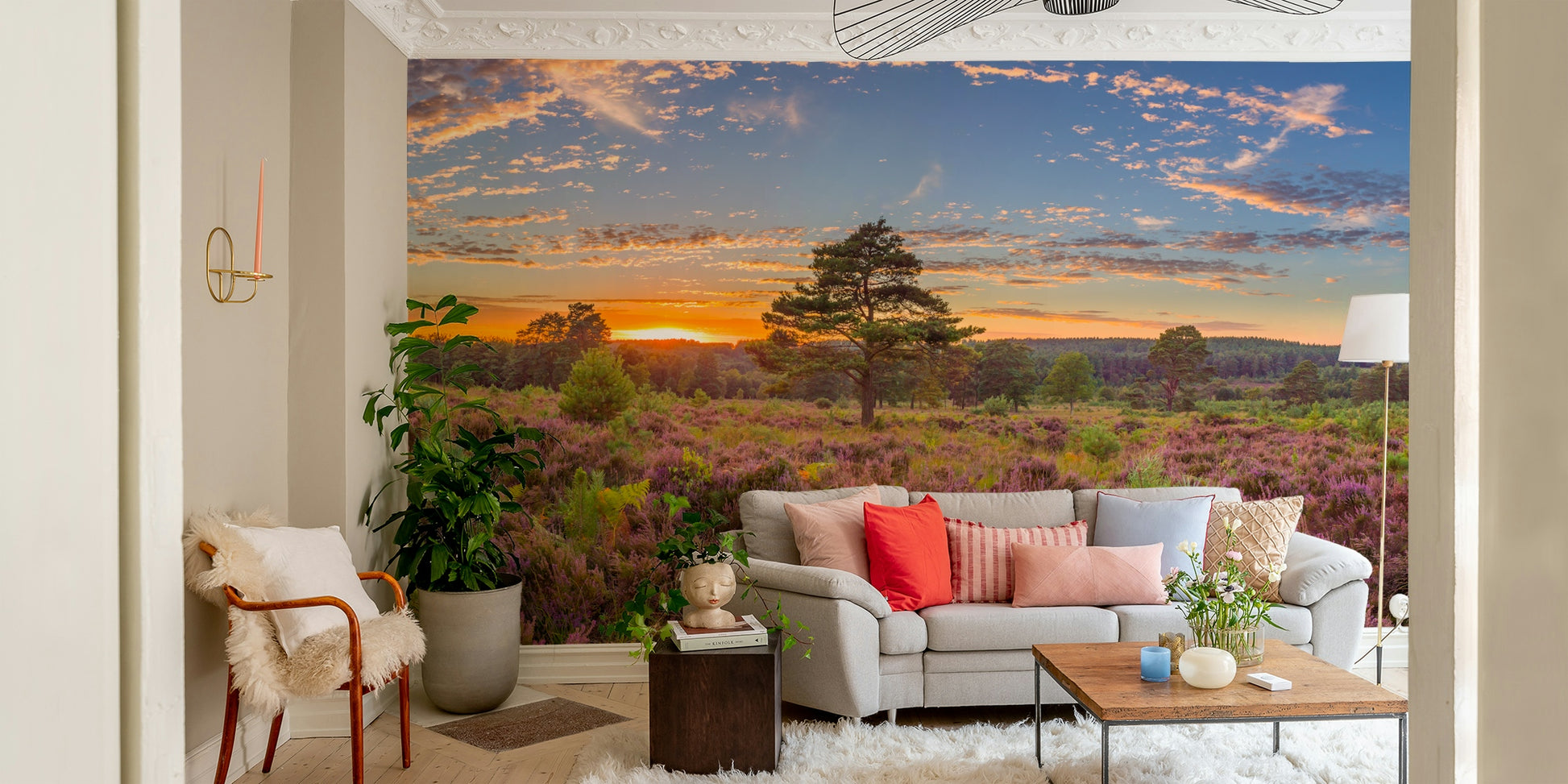 The style is peaceful and feels very connected to nature.

