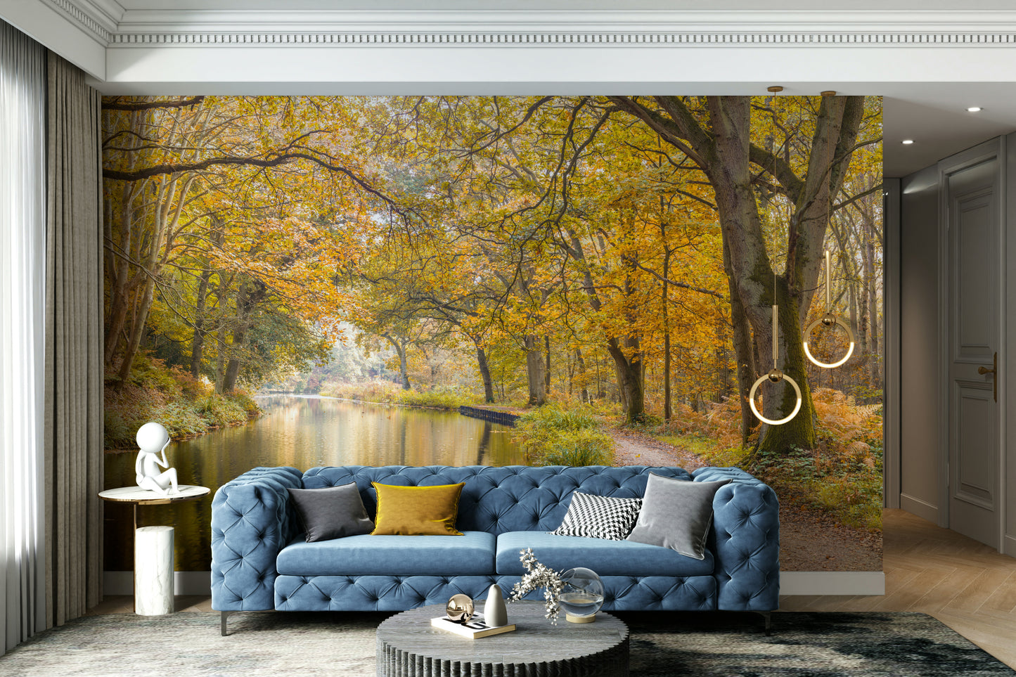 The light is soft, possibly from a late afternoon sun.

