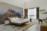 The mural is a high-quality print with sharp details and rich colors.
