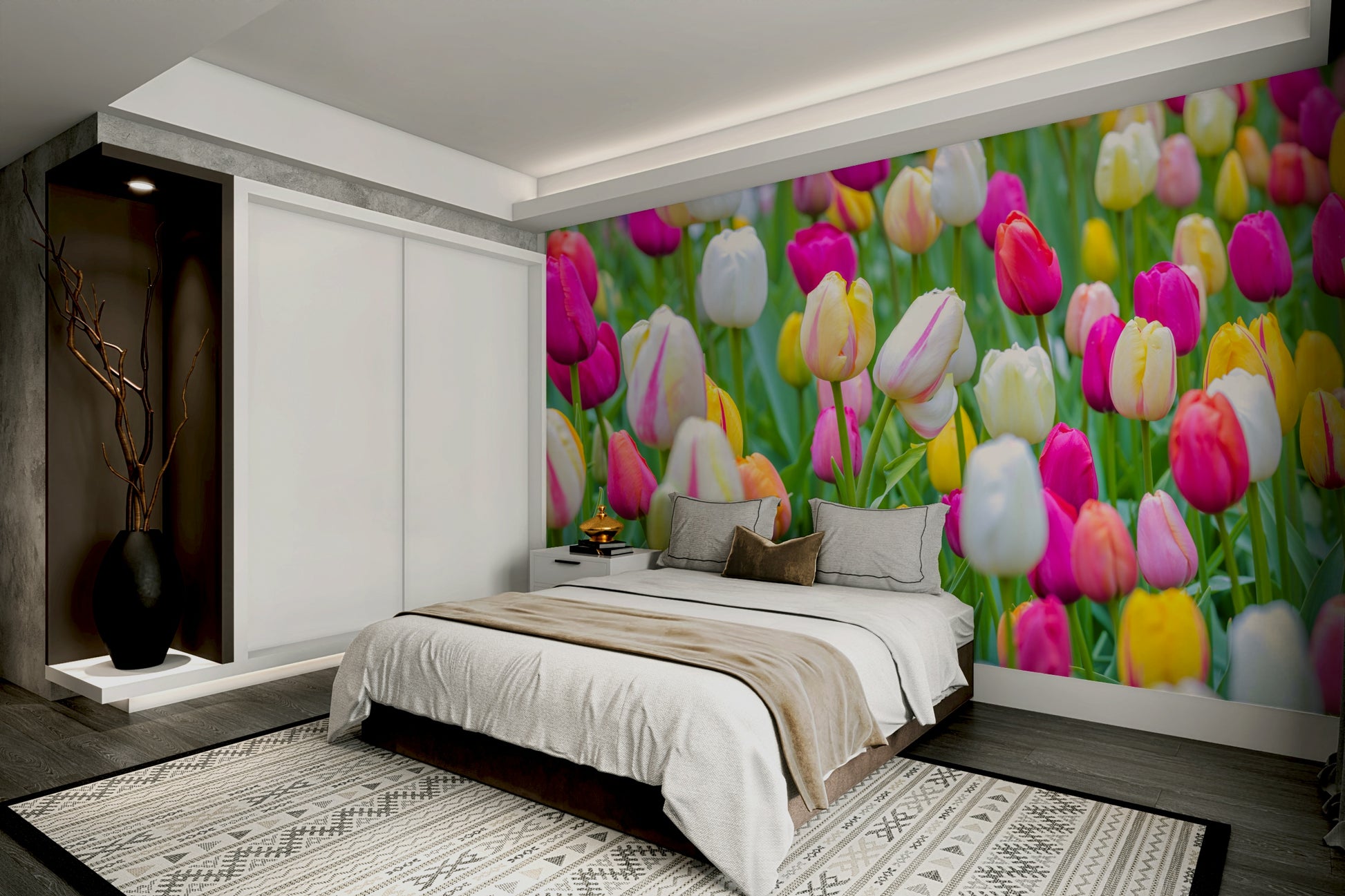 The design has a beautiful, elegant look.

