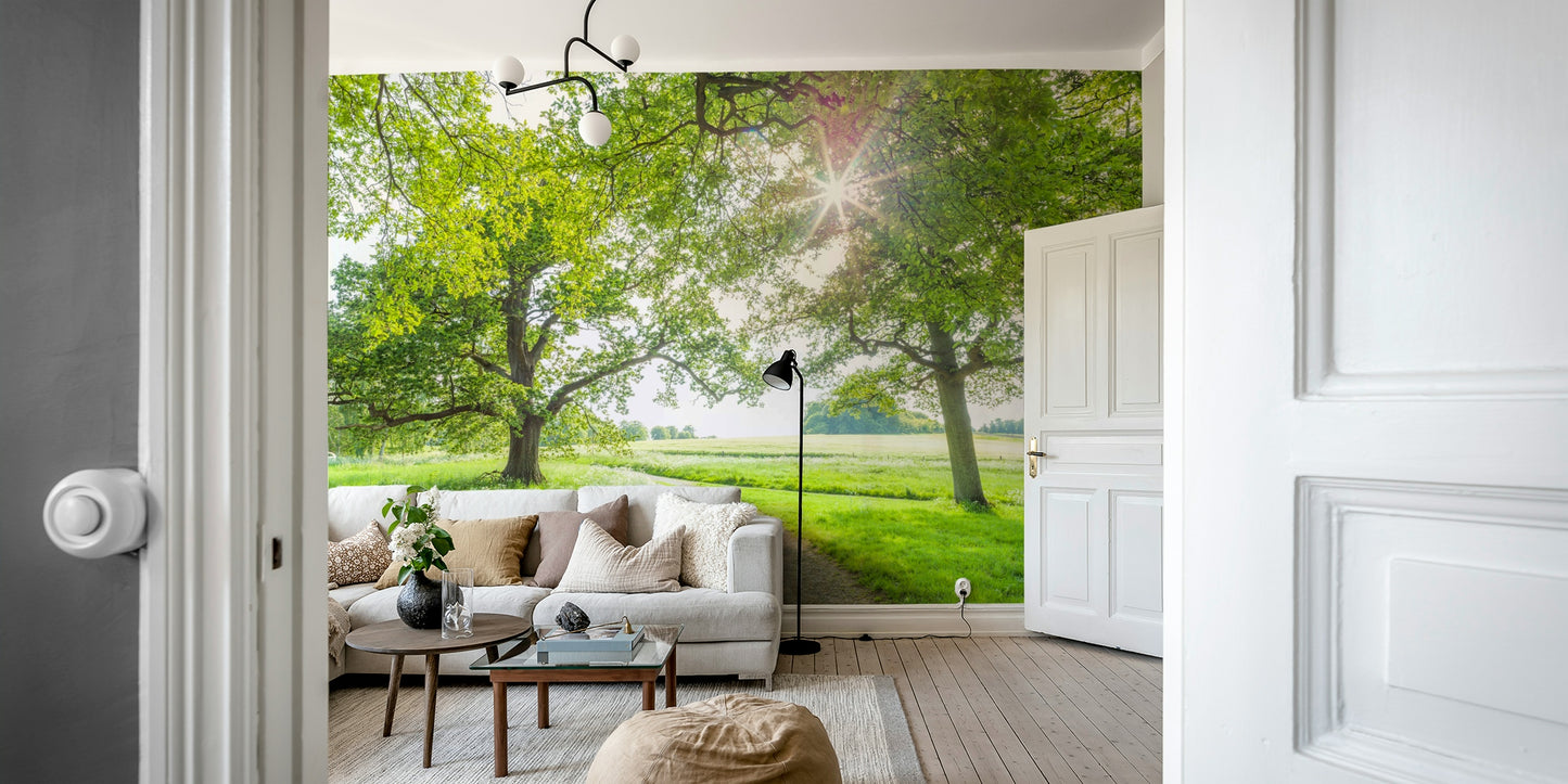 A close-up of the delicate flowers and soft colors.

