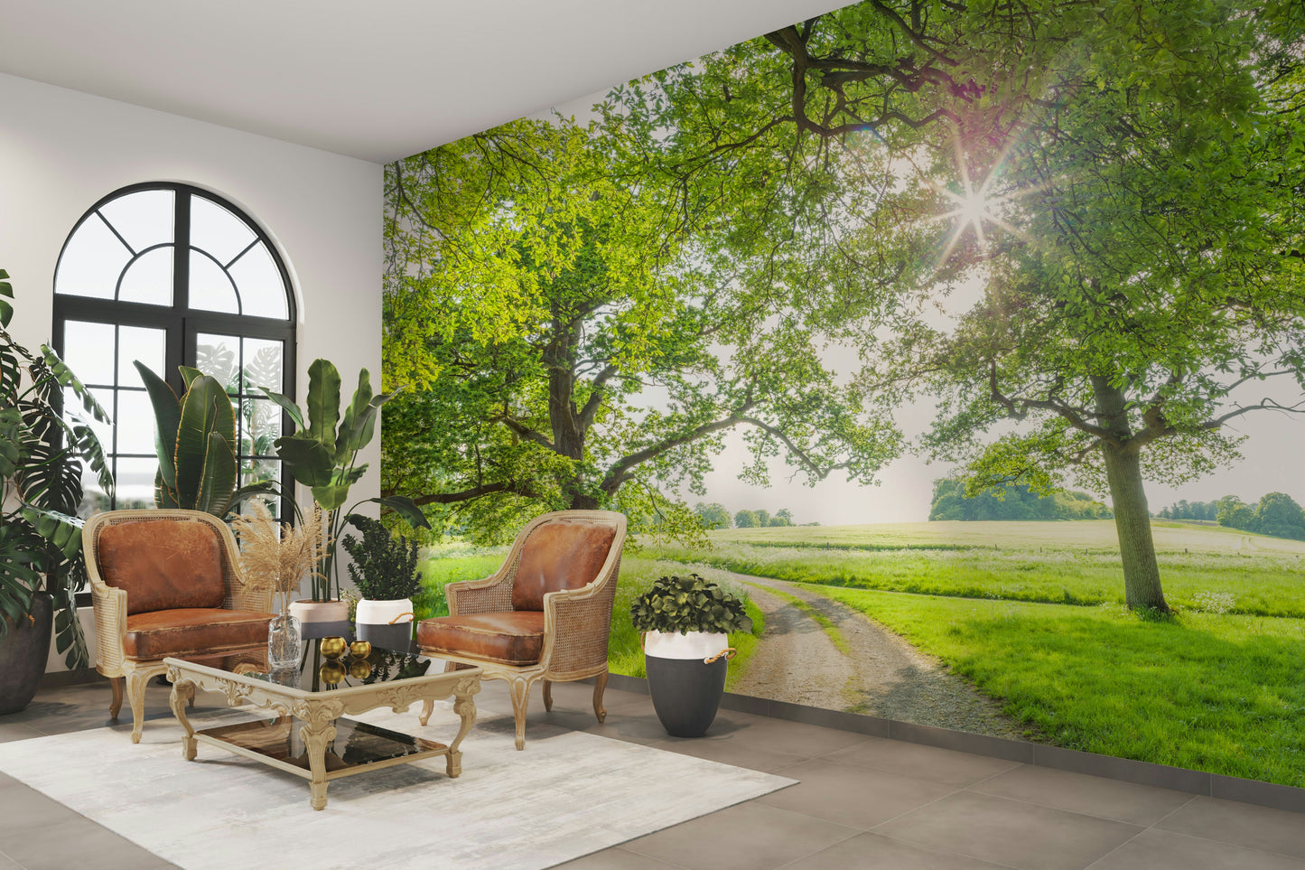 A high-quality print of a tranquil landscape.

