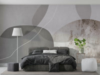 A close-up of the delicate hills and soft colors.

