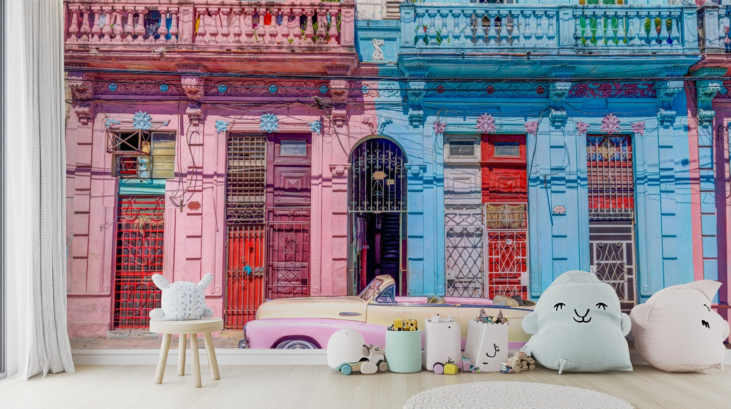 A high-quality print of a classic city scene.

