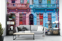 The wallpaper is perfect for an accent wall.

