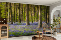 The wall art combines a nature theme with a serene feel.

