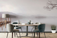 The wall art combines a nature theme with a magical feel.

