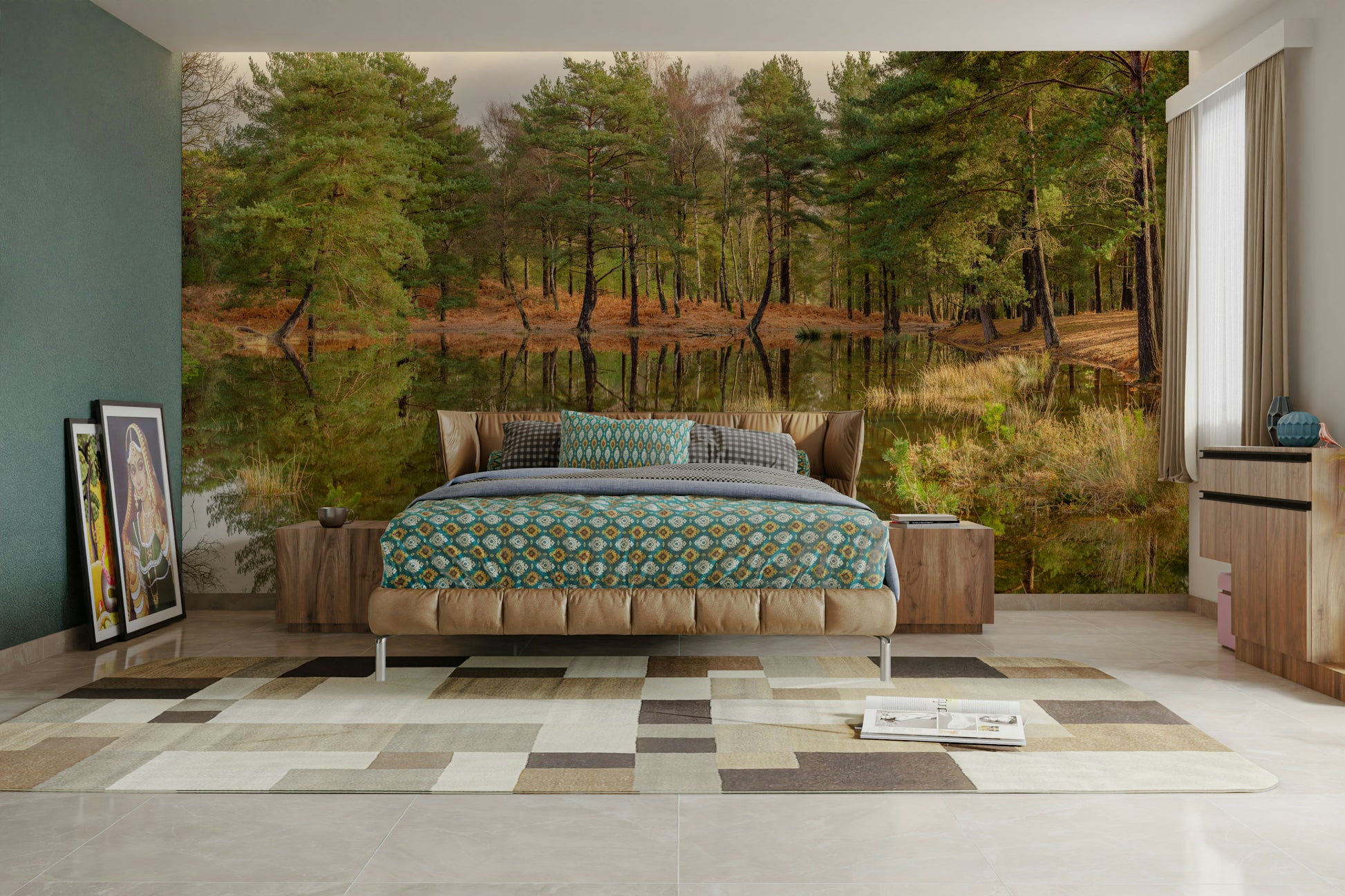 The design has a beautiful, elegant look.

