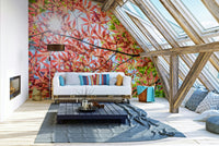 A calm and serene wall covering.

