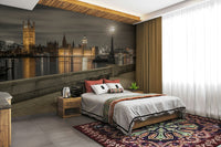 The wallpaper is perfect for an accent wall.

