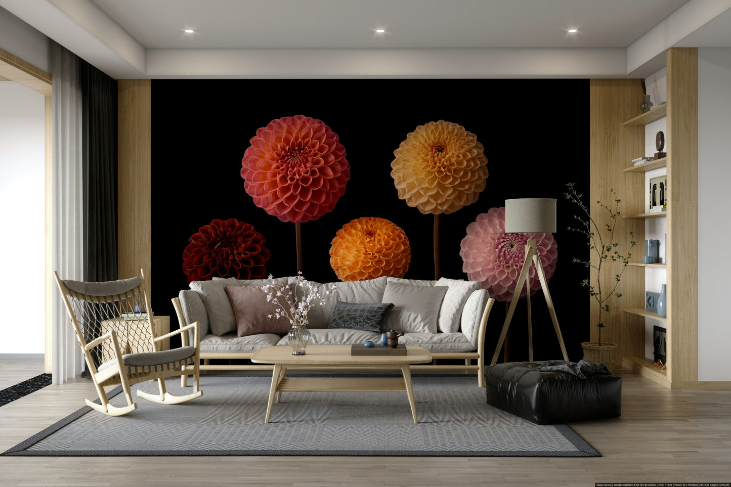 The design has a beautiful, elegant look.

