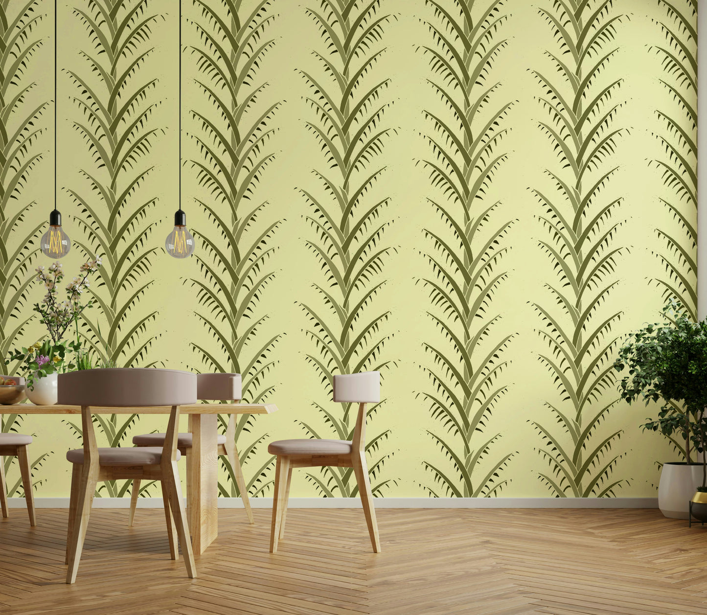 stylized botanical pattern


