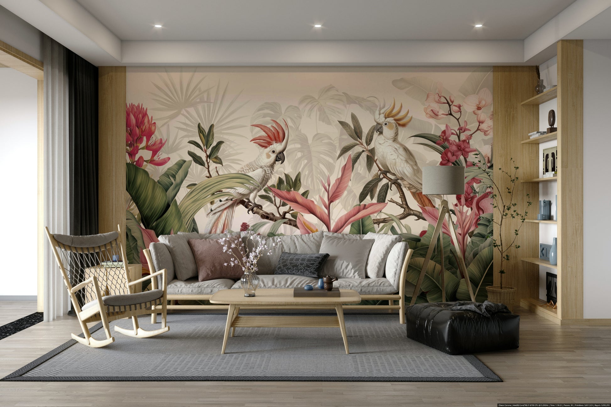 The artistic style is realistic and highly detailed.
