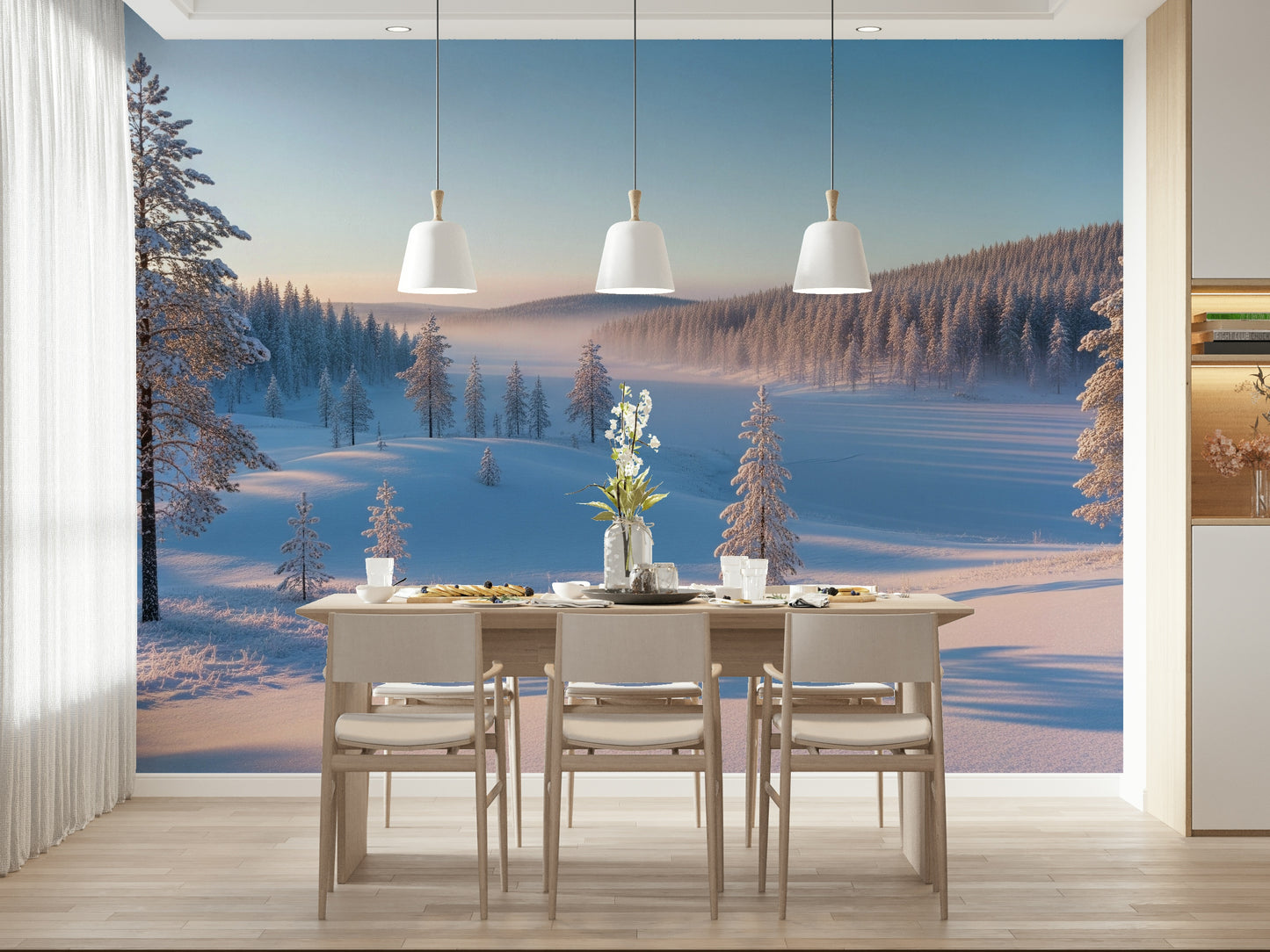 Winter's Calm Whisper Wall Mural