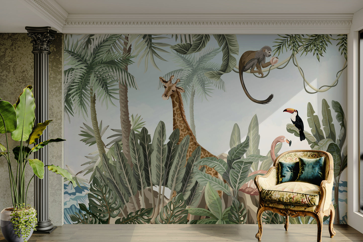 The image feels peaceful and restful.

