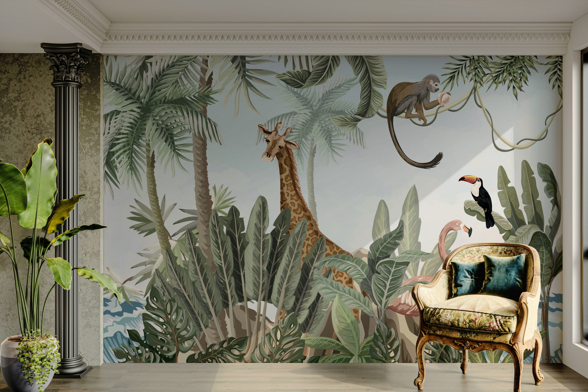 The image feels peaceful and restful.

