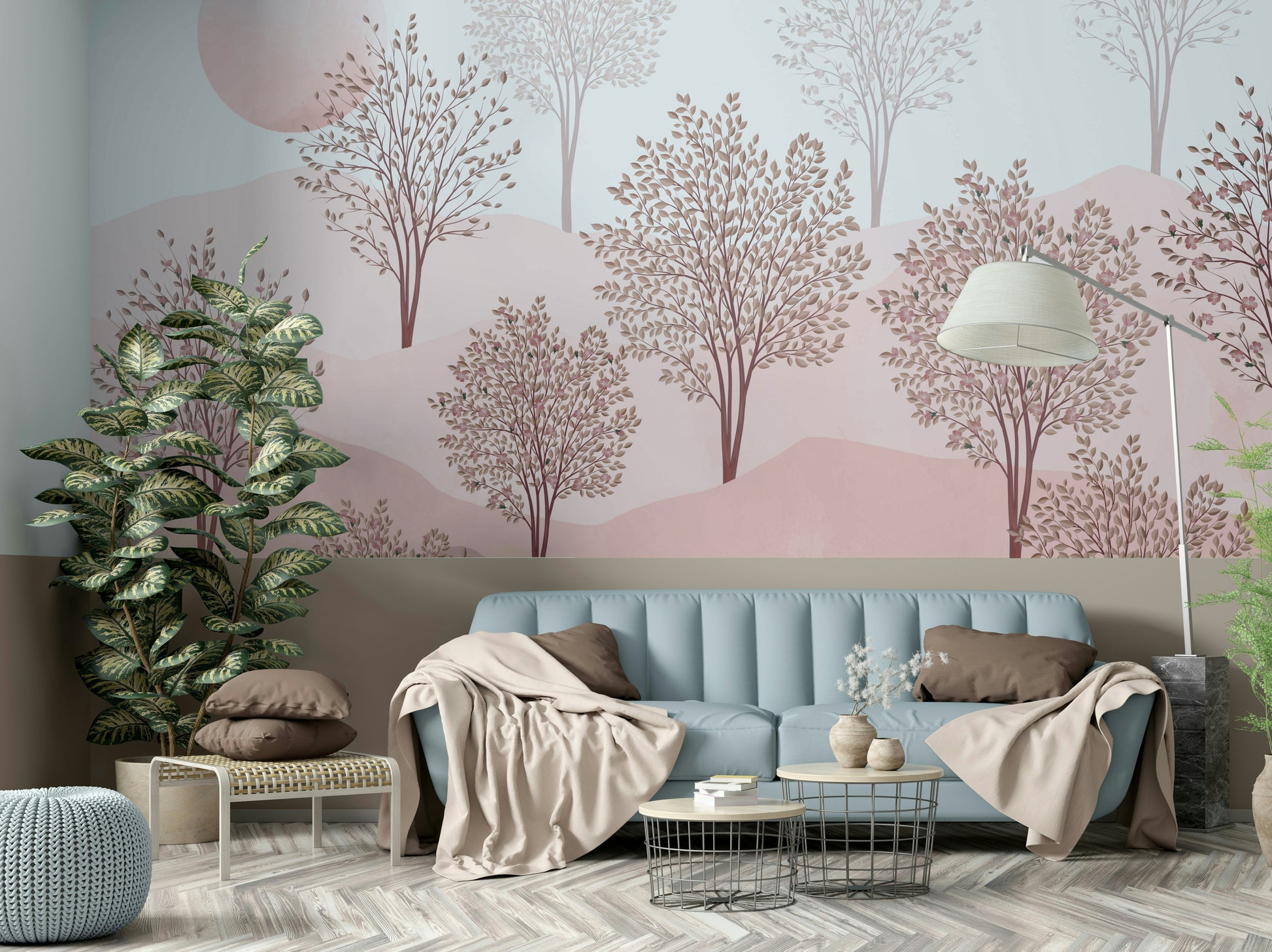 The image feels peaceful and restful.

