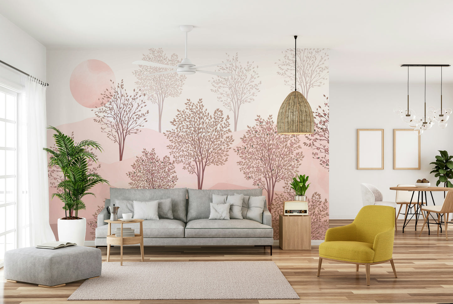 The design feels graceful and peaceful.

