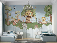 The image is suitable for a children's room or a playroom.

