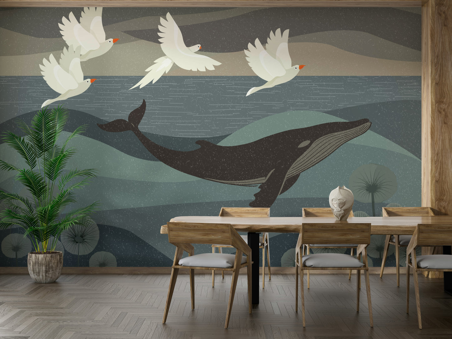 The overall feel is quiet and serene.

