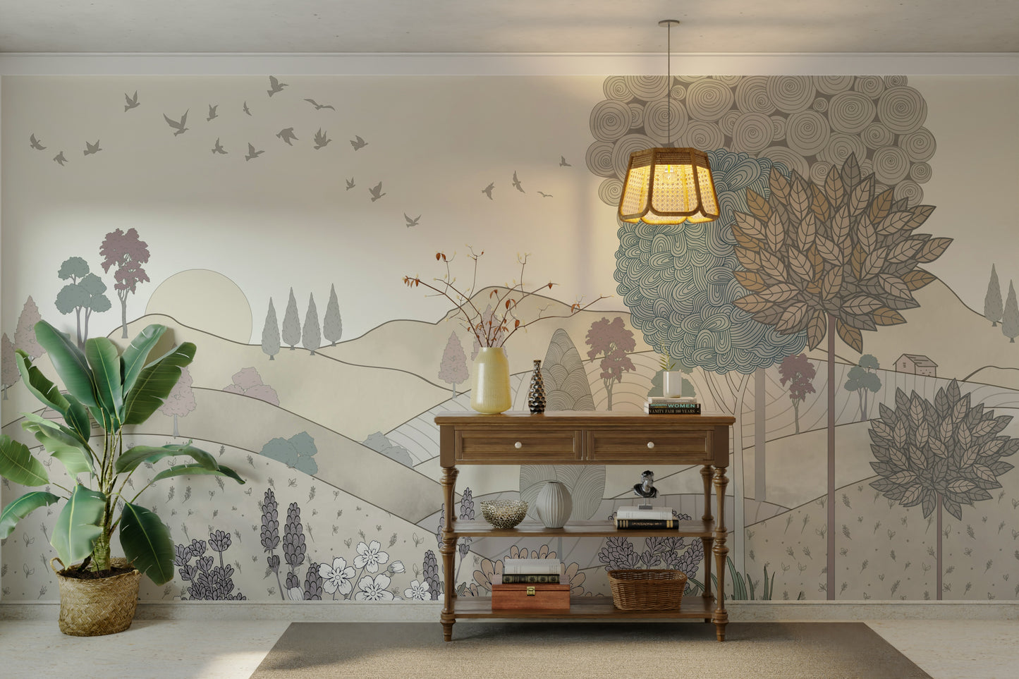 The design has a hand-drawn or sketchbook-like quality.

