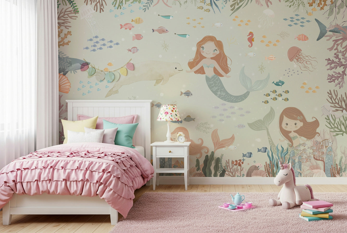 Ocean's Lullaby Wall Mural