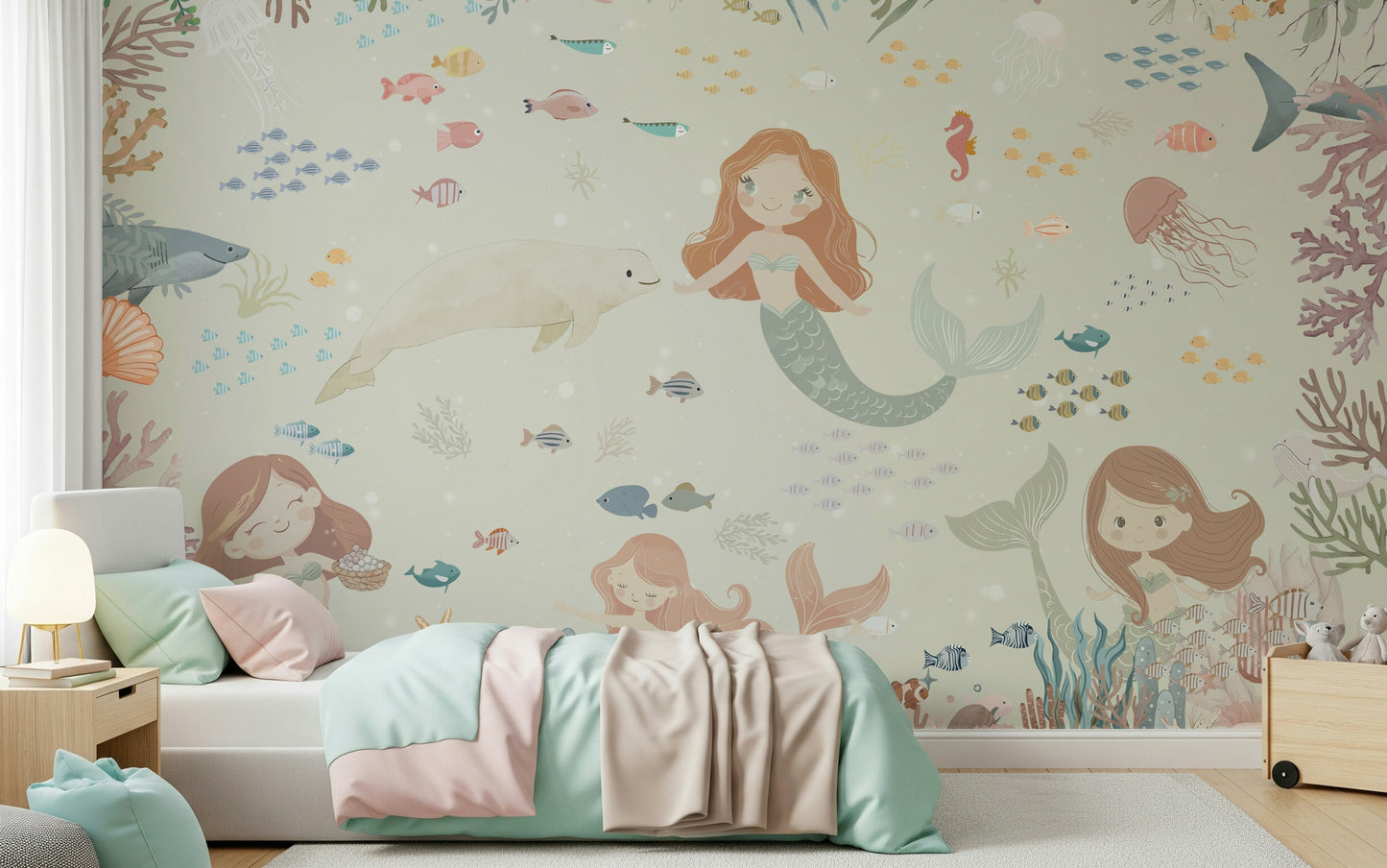 Ocean's Lullaby Wall Mural