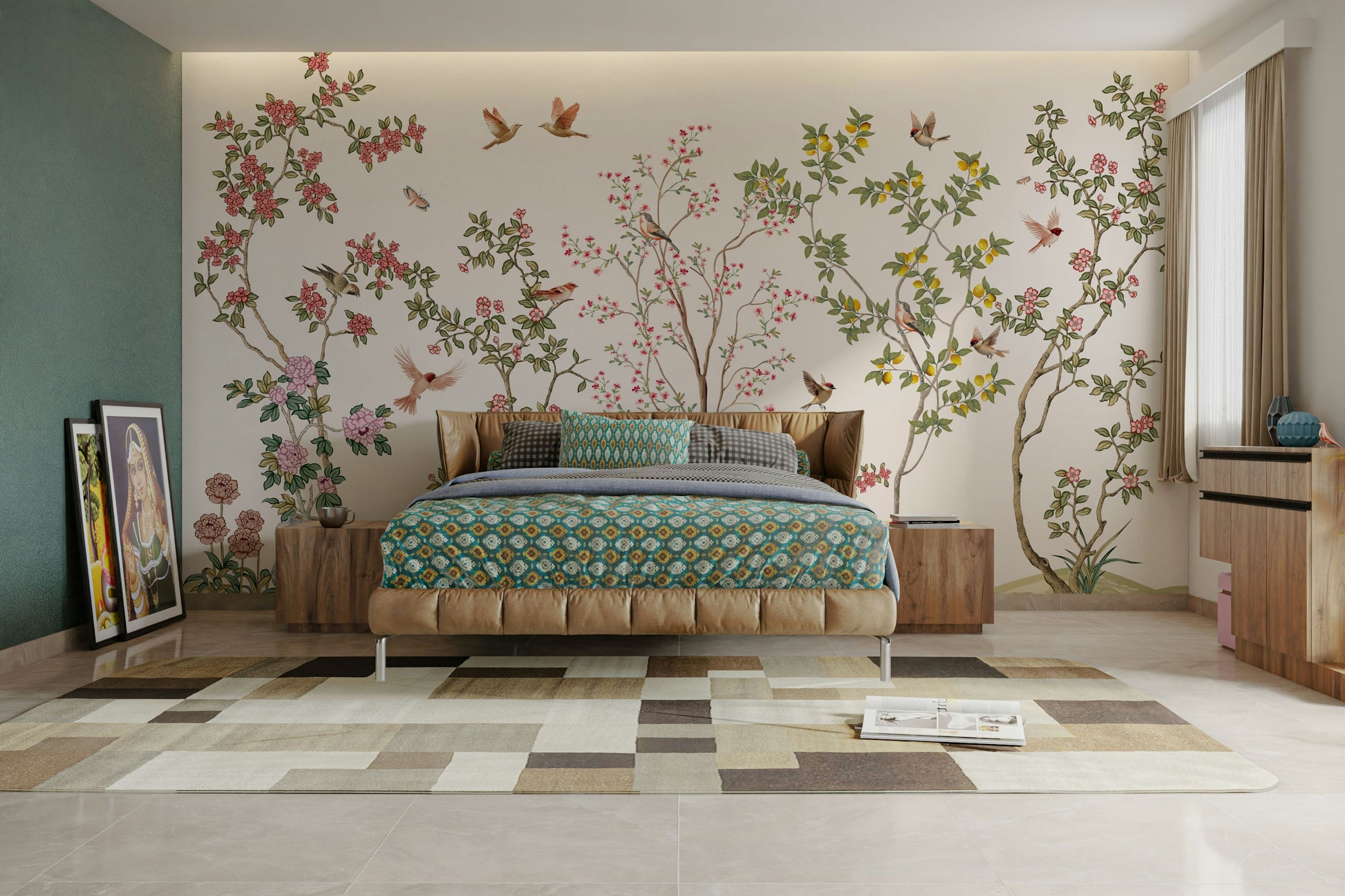 The image feels peaceful and restful.

