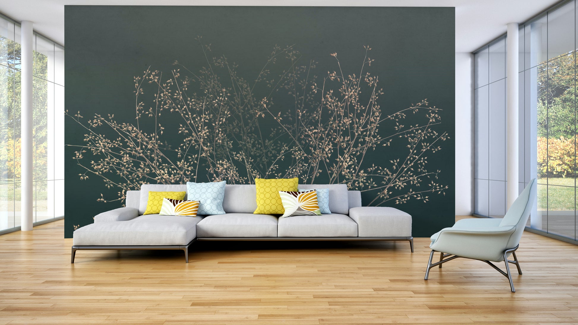 The design feels graceful and peaceful.

