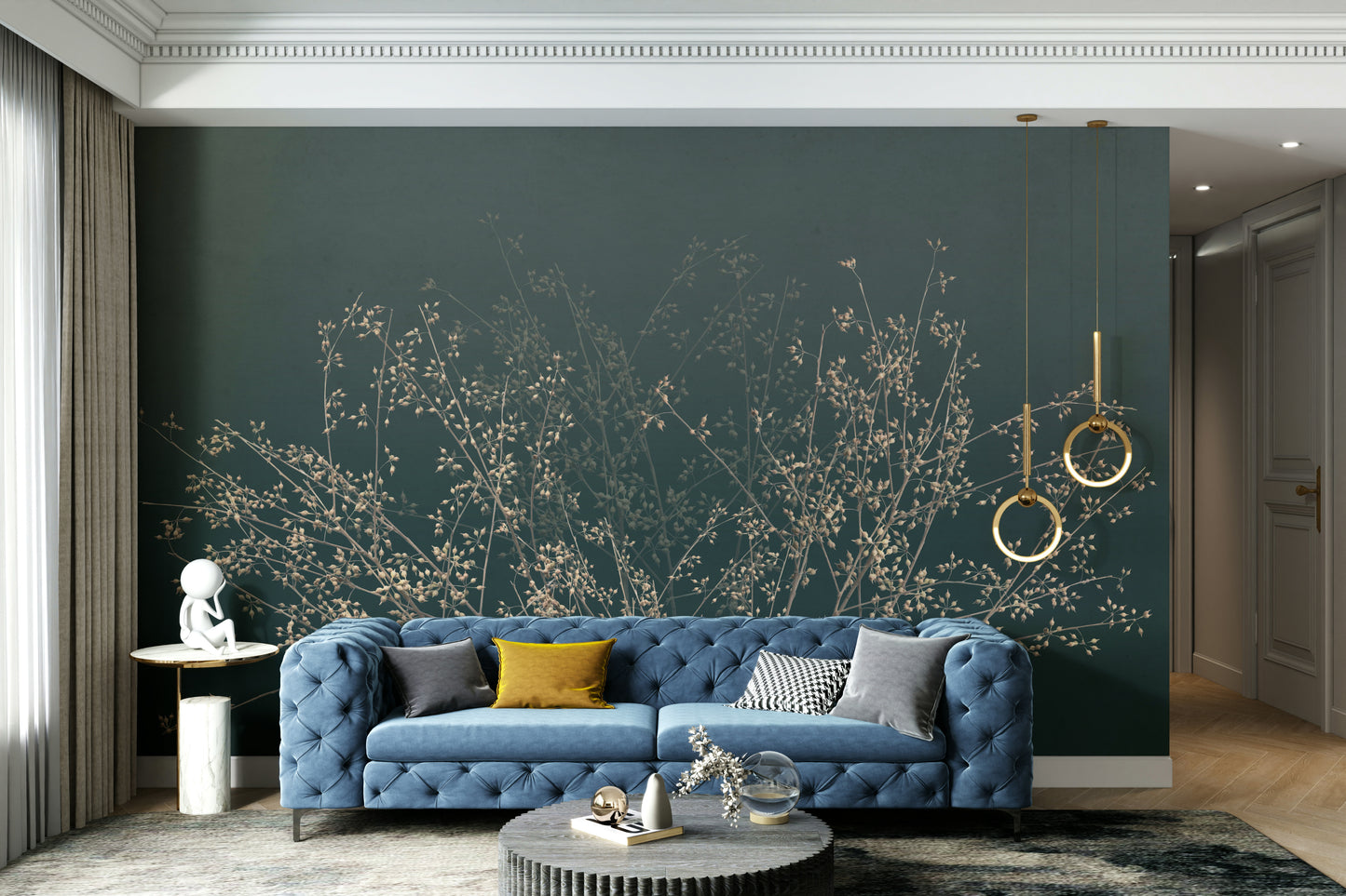 The composition is open and calming.

