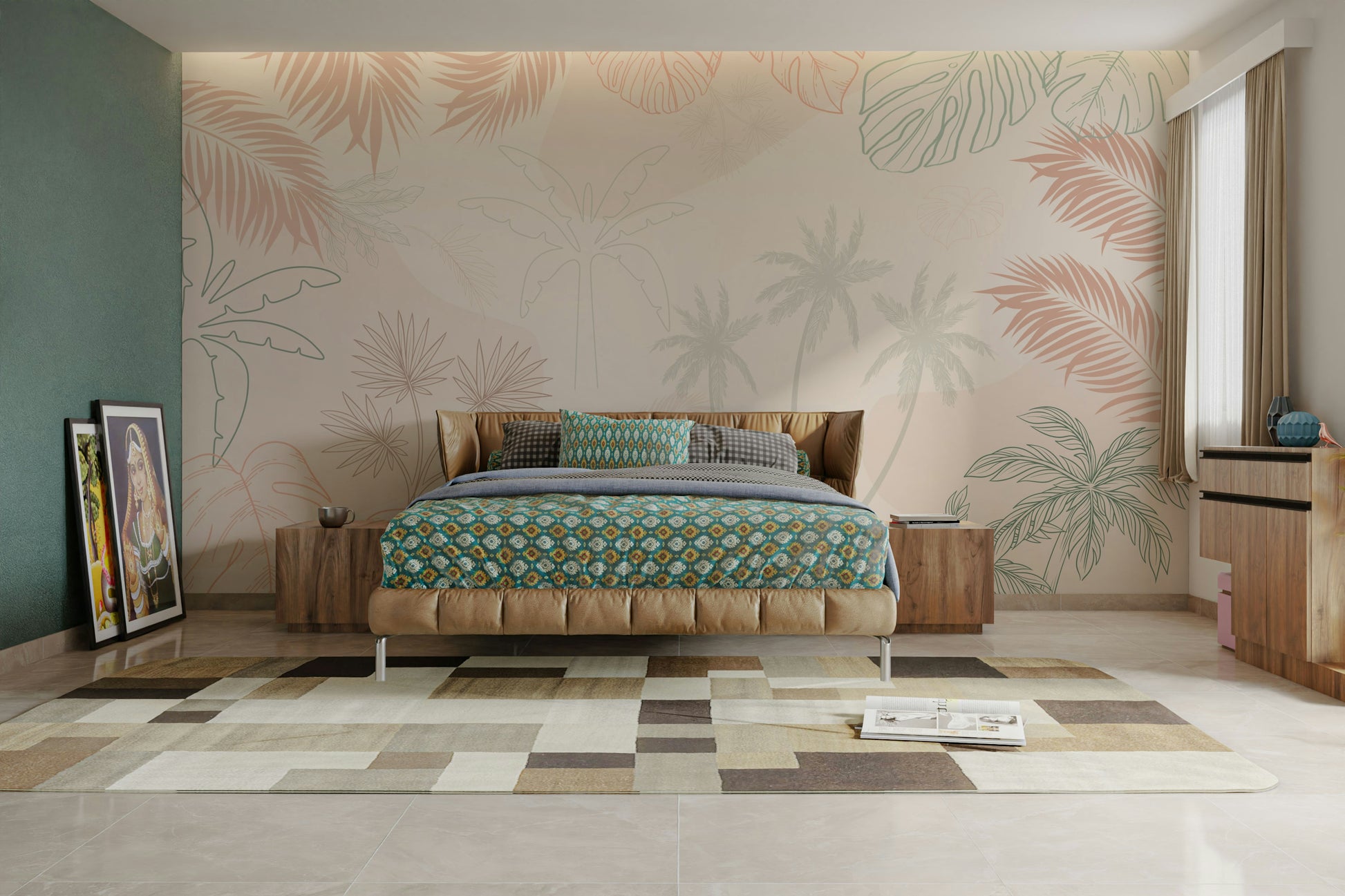 The design feels graceful and peaceful.

