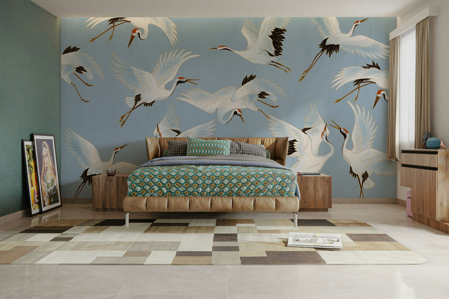 The image feels peaceful and restful.

