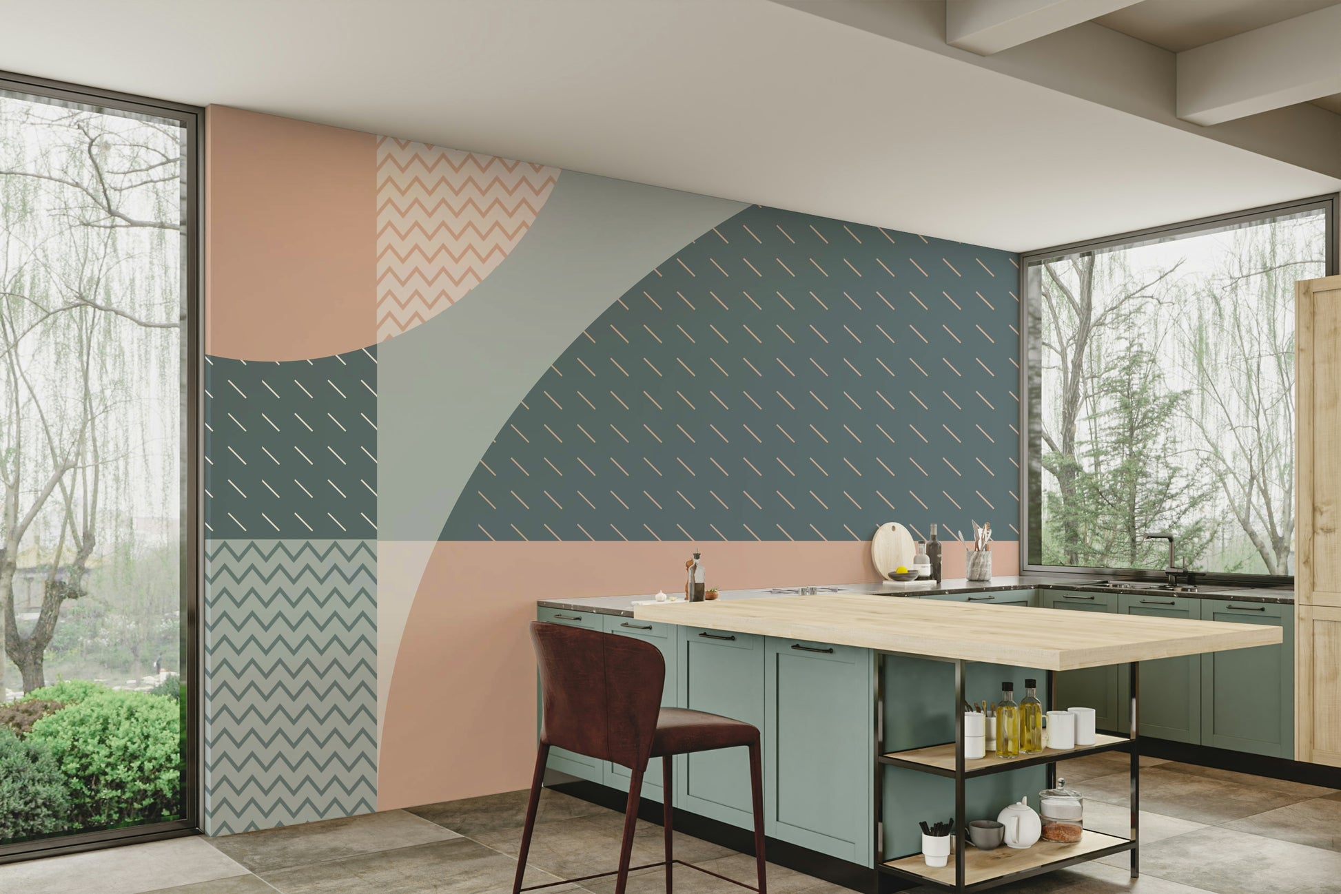 The image has a calm, tranquil mood.

