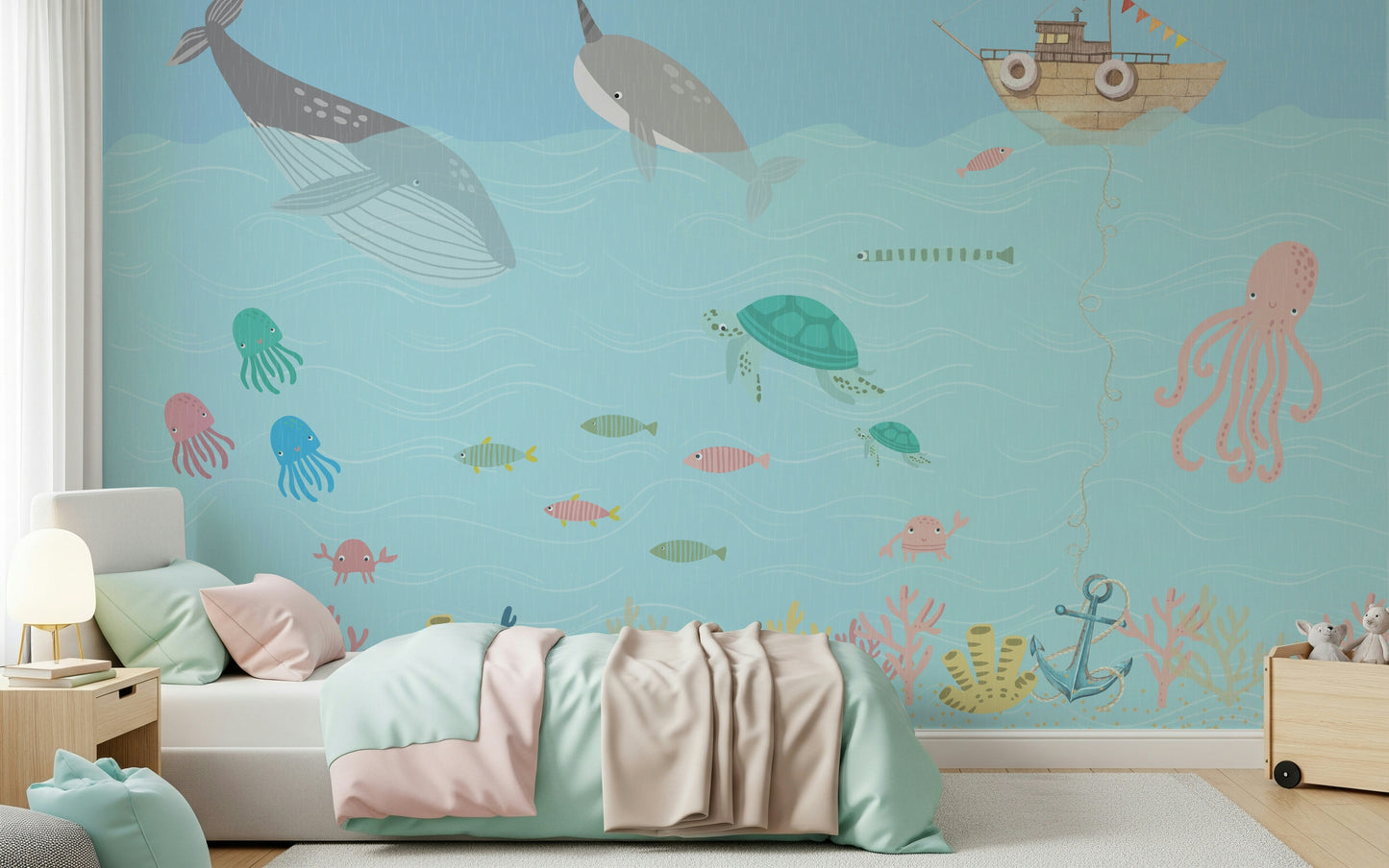 Ocean Friends' Playtime Wall Mural