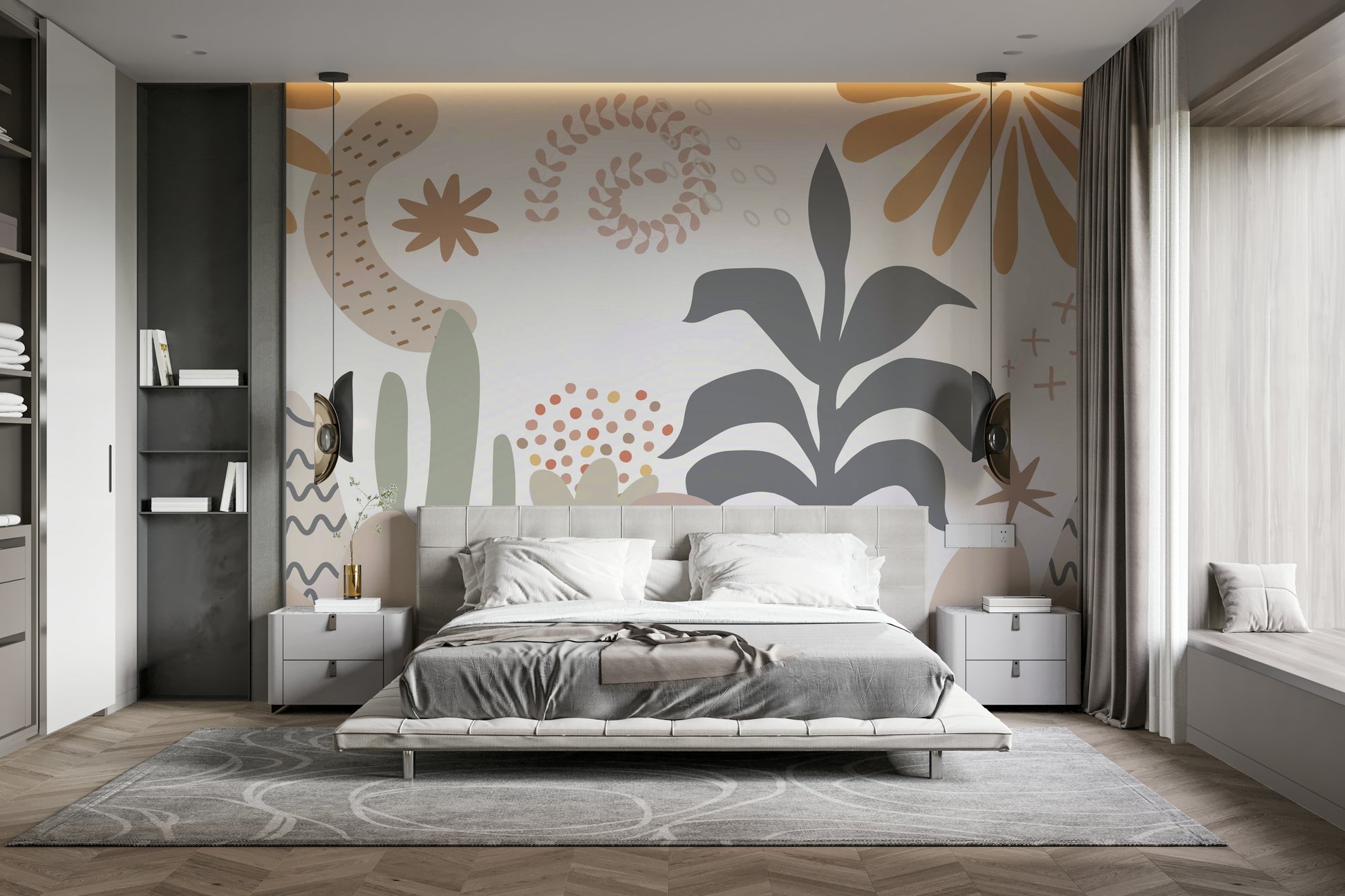 The image is suitable for a bedroom or a living space.

