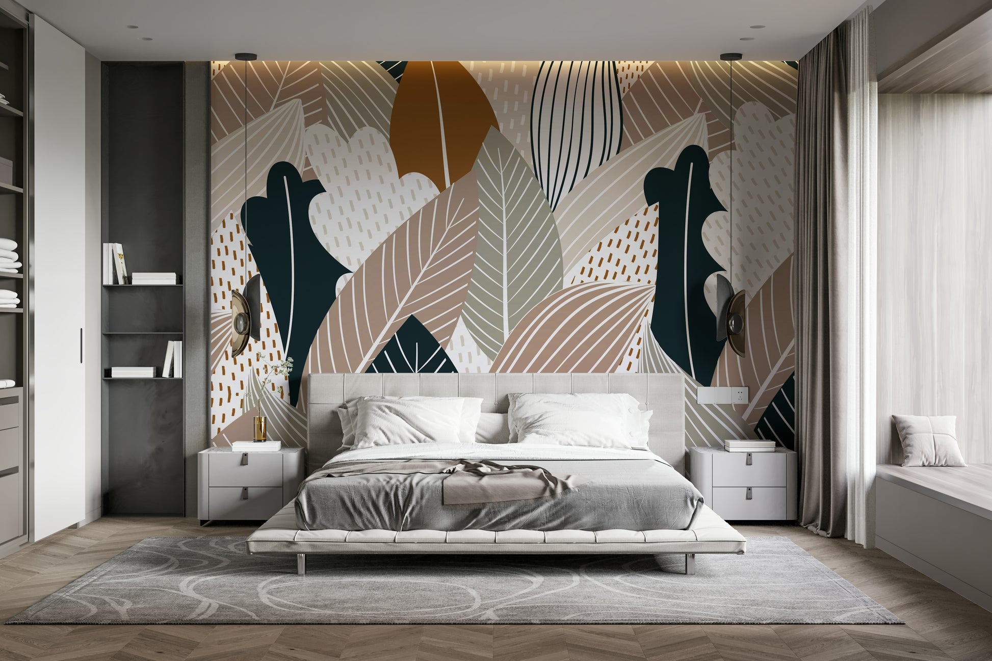 The design feels graceful and peaceful.

