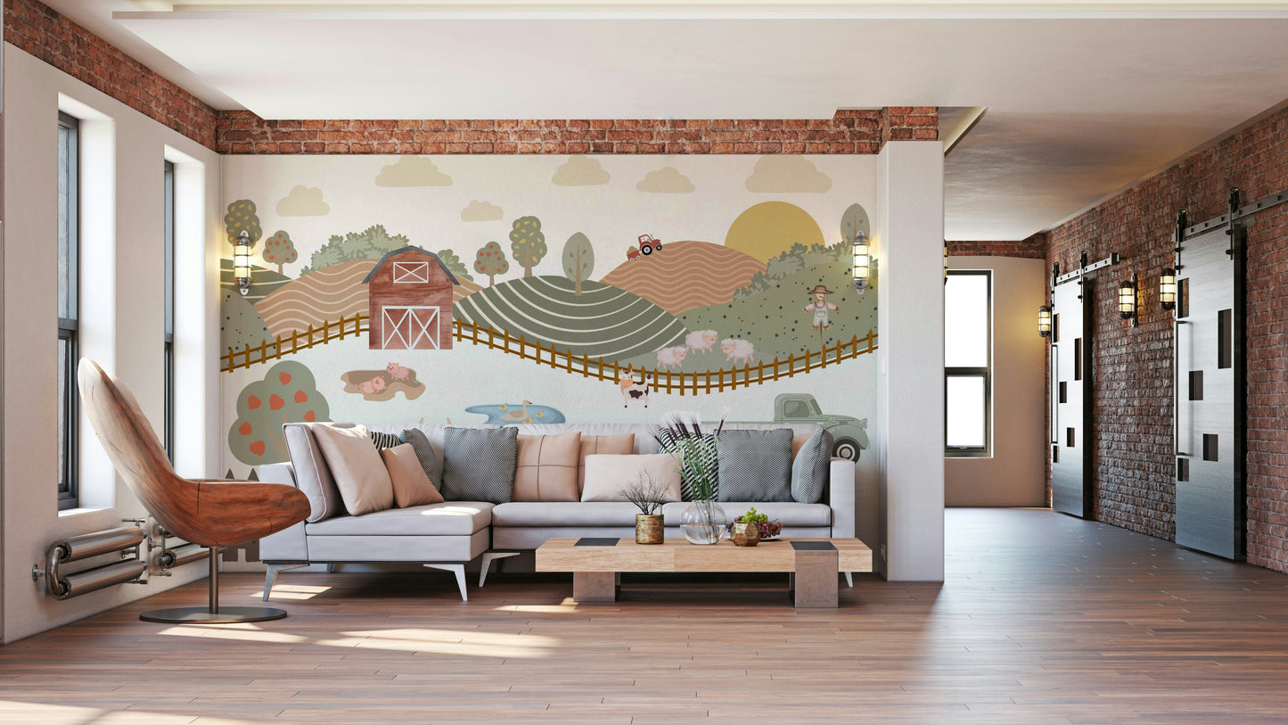 The image is suitable for a children's room or a playroom.

