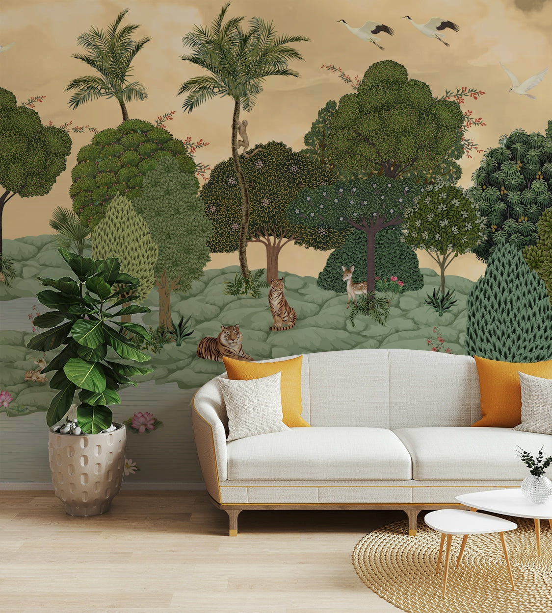 The design has a beautiful, naturalistic aesthetic.

