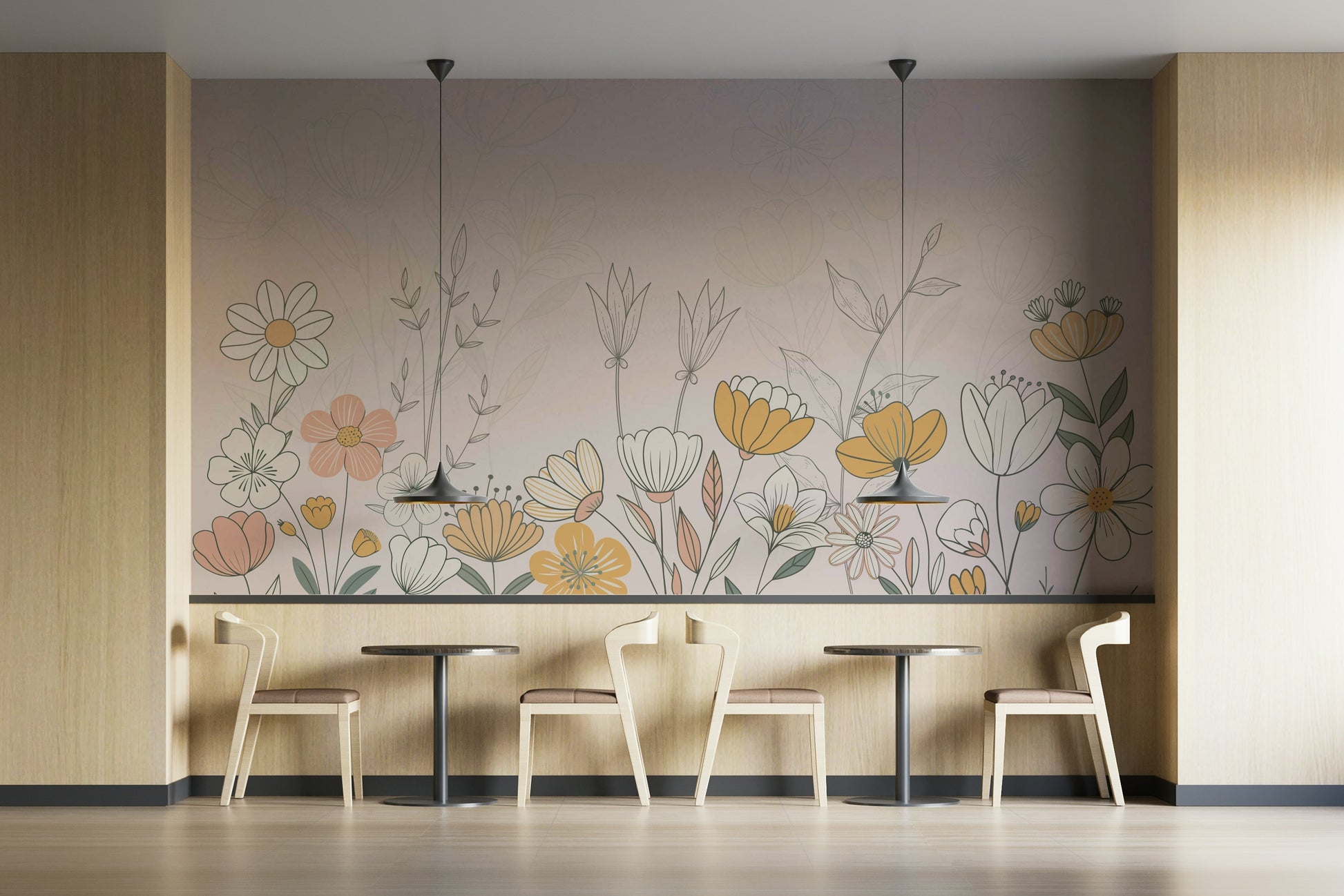 The design has a light and ethereal feel.

