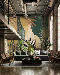 The design feels minimalist and organic.

