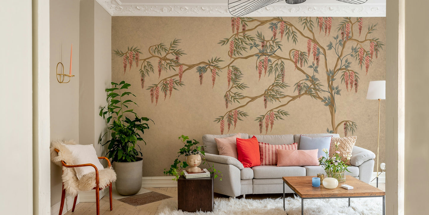 The design feels nostalgic and peaceful.

