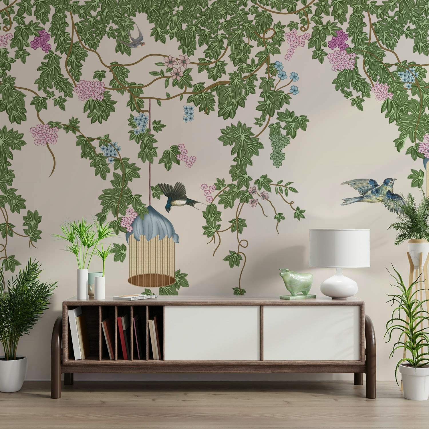 The image feels peaceful and restful.

