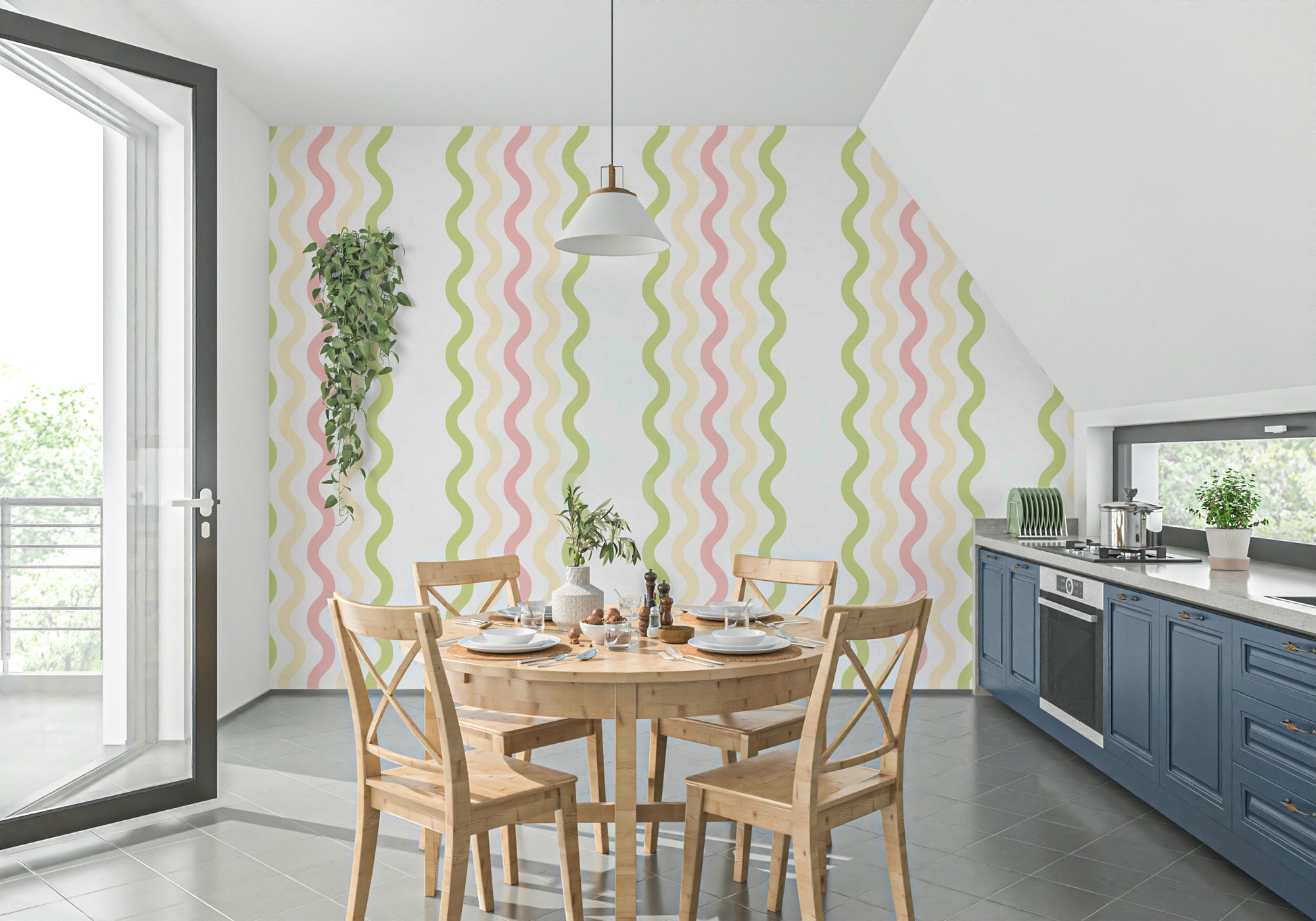 The design feels minimalist and soothing.

