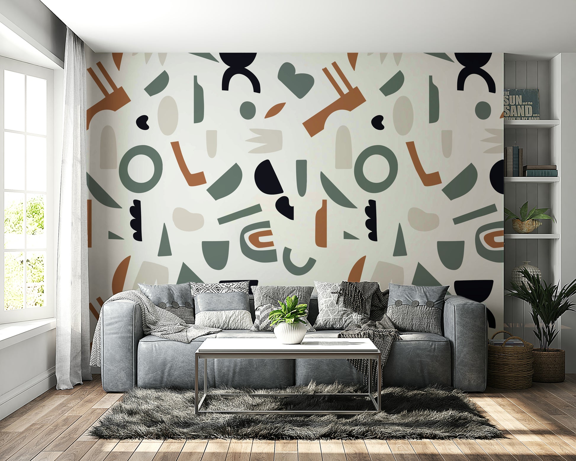 The design has a beautiful, artistic aesthetic.

