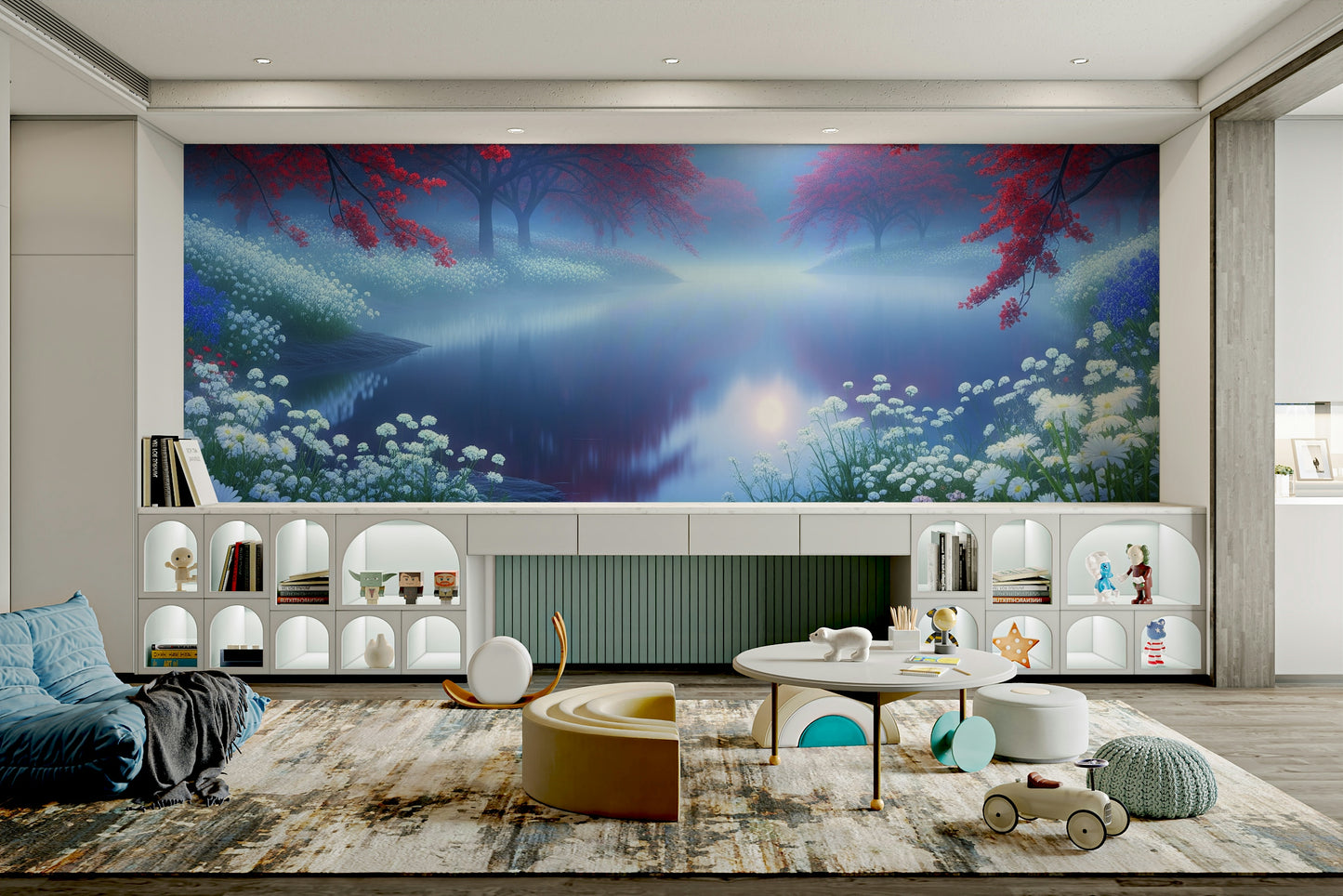 The image has a calm, tranquil mood.

