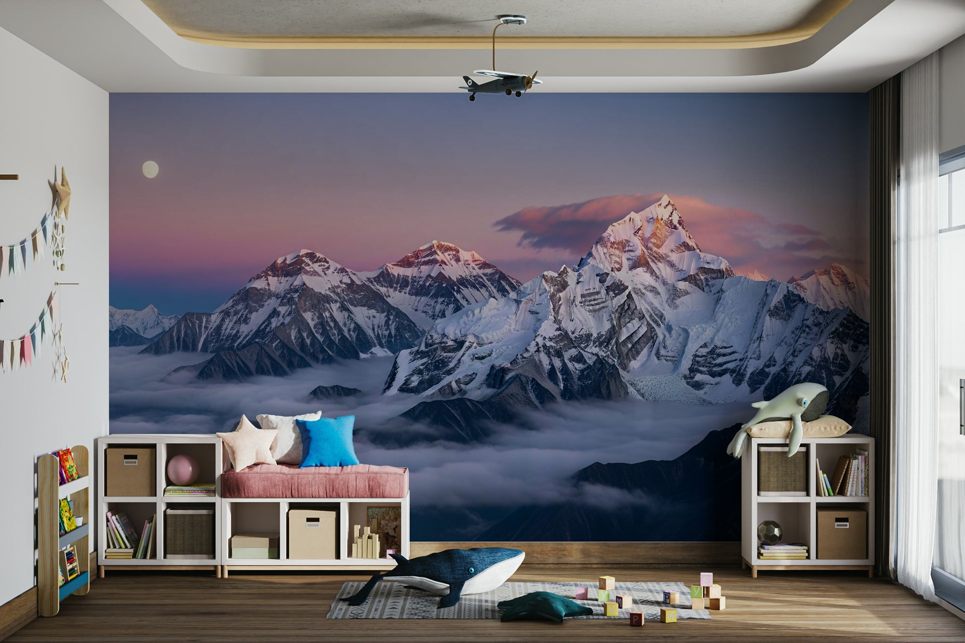 The design feels majestic yet peaceful.

