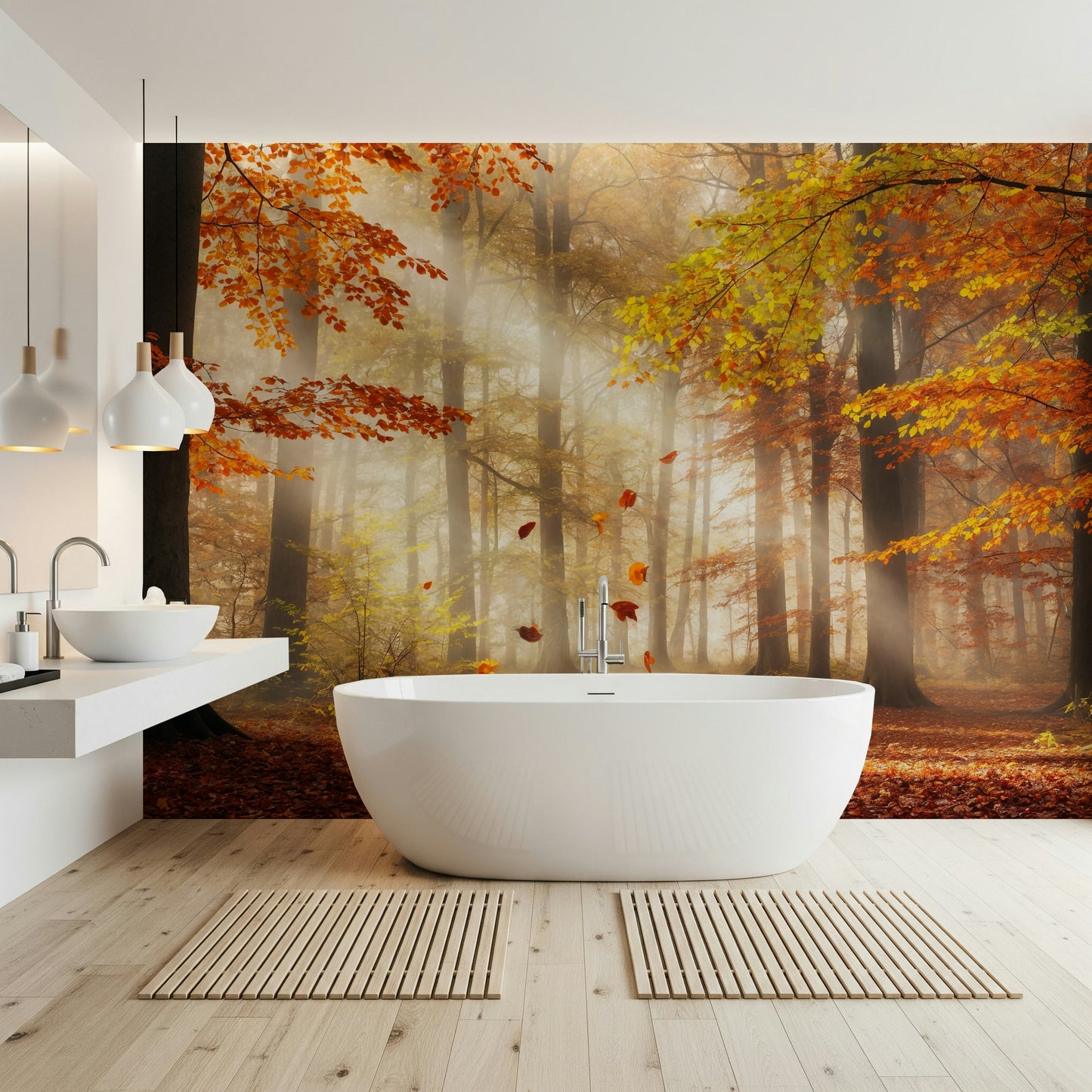 Autumn's Embrace Wall Mural